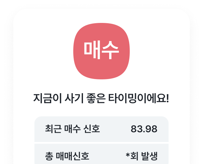 AI 매매신호 화면 영역